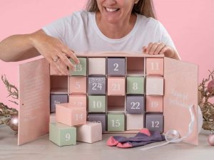 Strømpekalender Pastel (str 37-40)