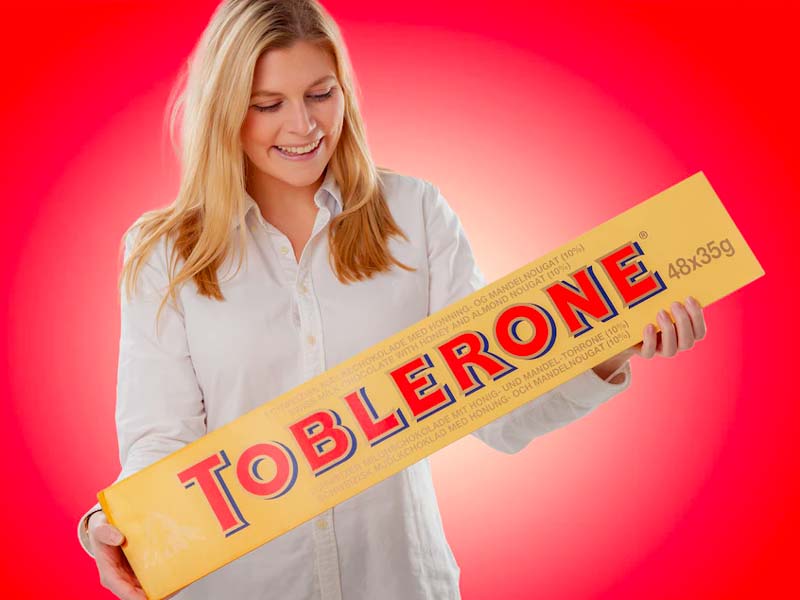 Kæmpe Toblerone XL 1,68 kg